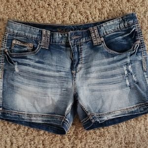 Denim shorts